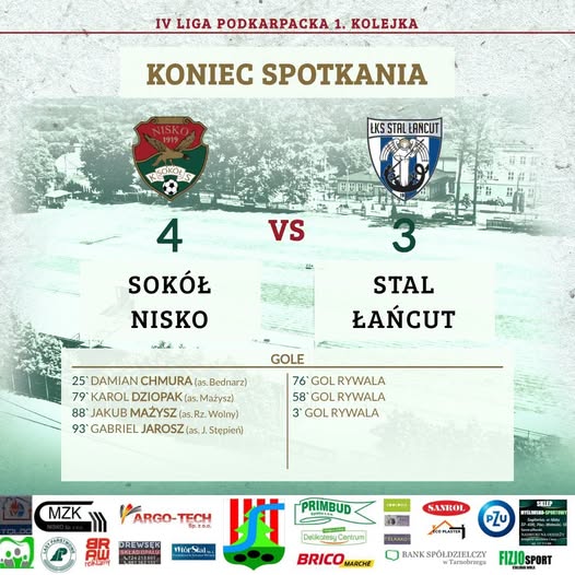 Zwycięstwo na inauguracje!