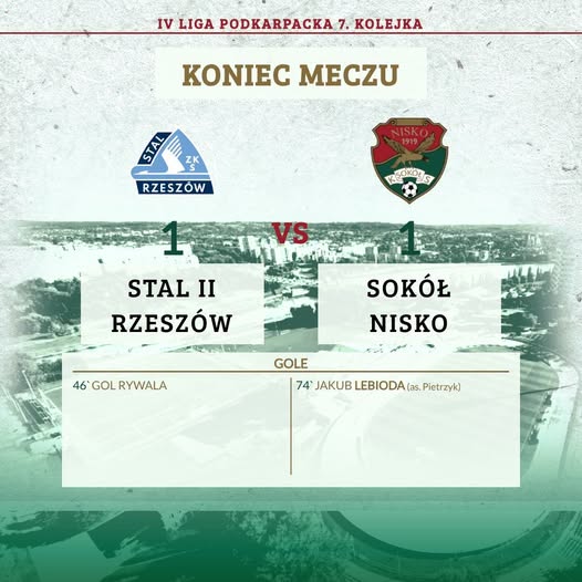 Stal II Rzeszów - Sokół Nisko